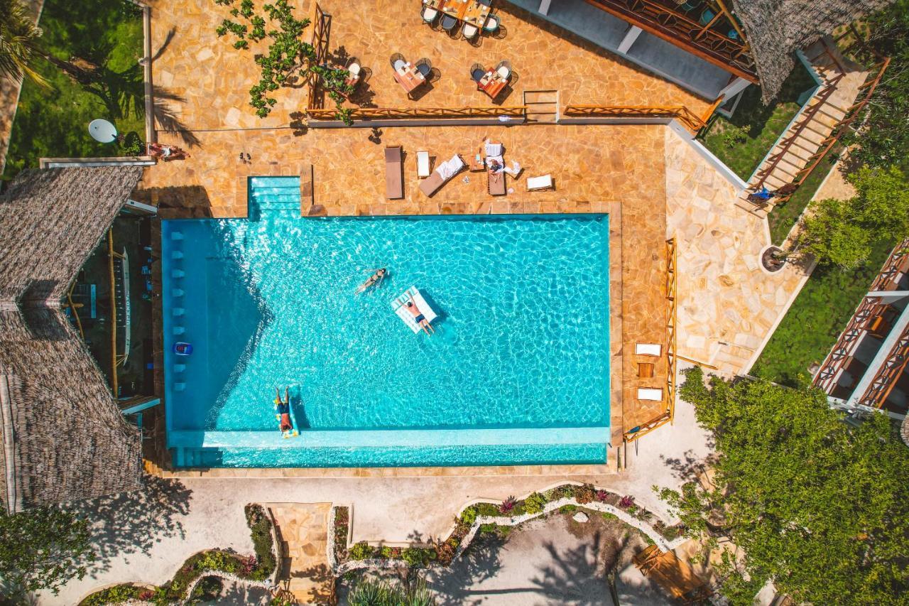Zanzibella Hotel & Spa Kiwengwa  Bagian luar foto Aerial view of the swimming pool at the Hotel