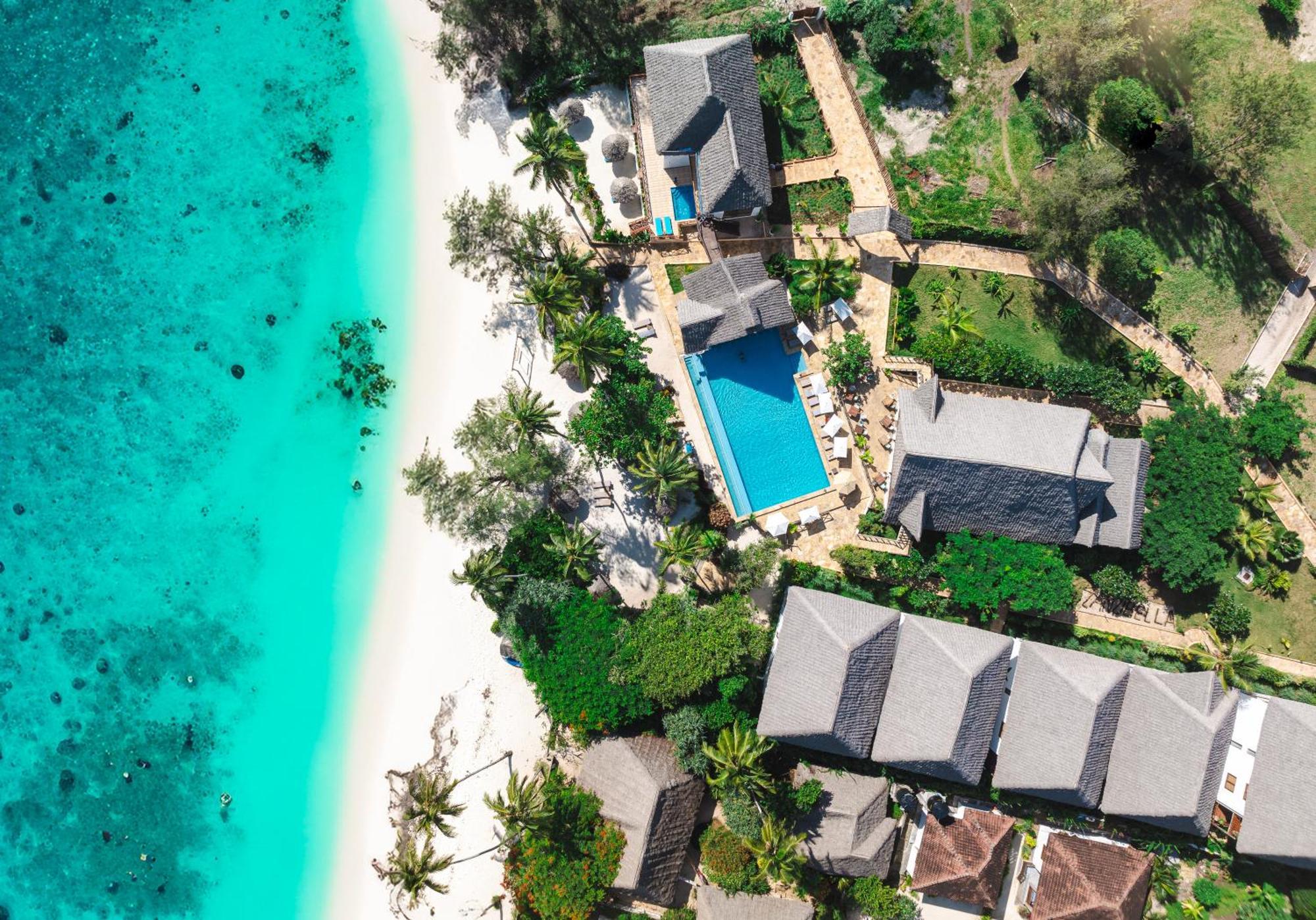 Zanzibella Hotel & Spa Kiwengwa  Bagian luar foto Aerial view of the resort