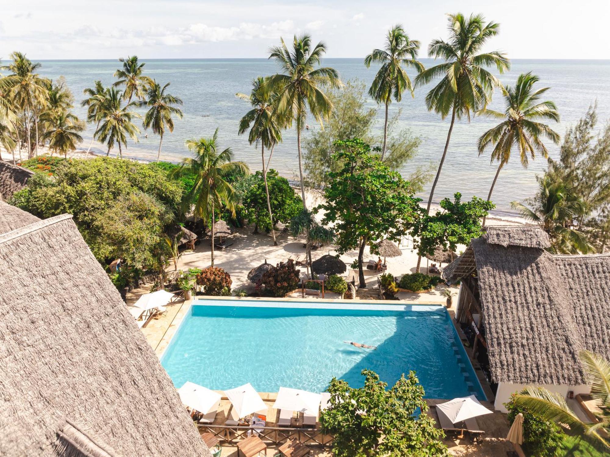 Zanzibella Hotel & Spa Kiwengwa  Bagian luar foto View of the pool at the hotel