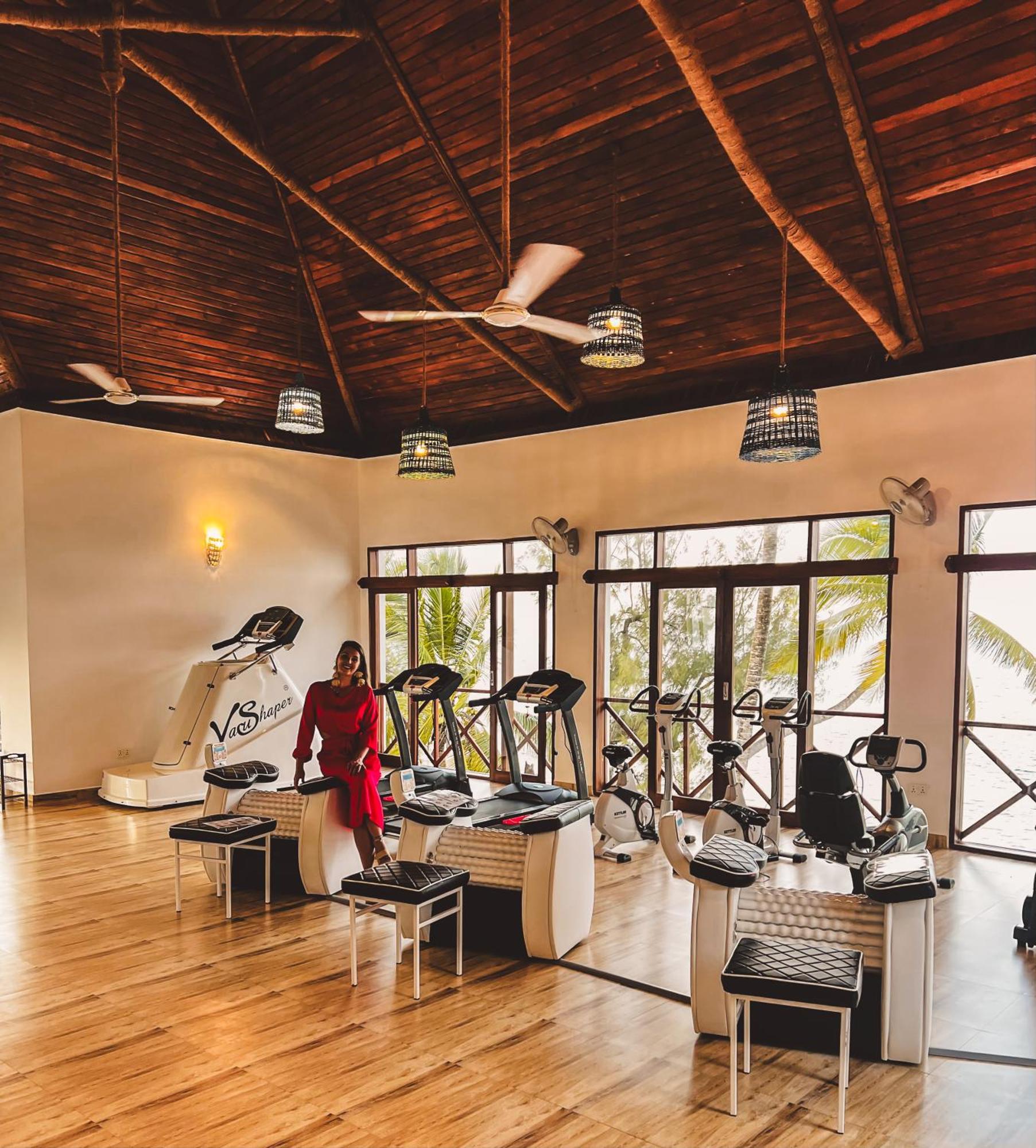 Zanzibella Hotel & Spa Kiwengwa  Bagian luar foto The gym at the resort